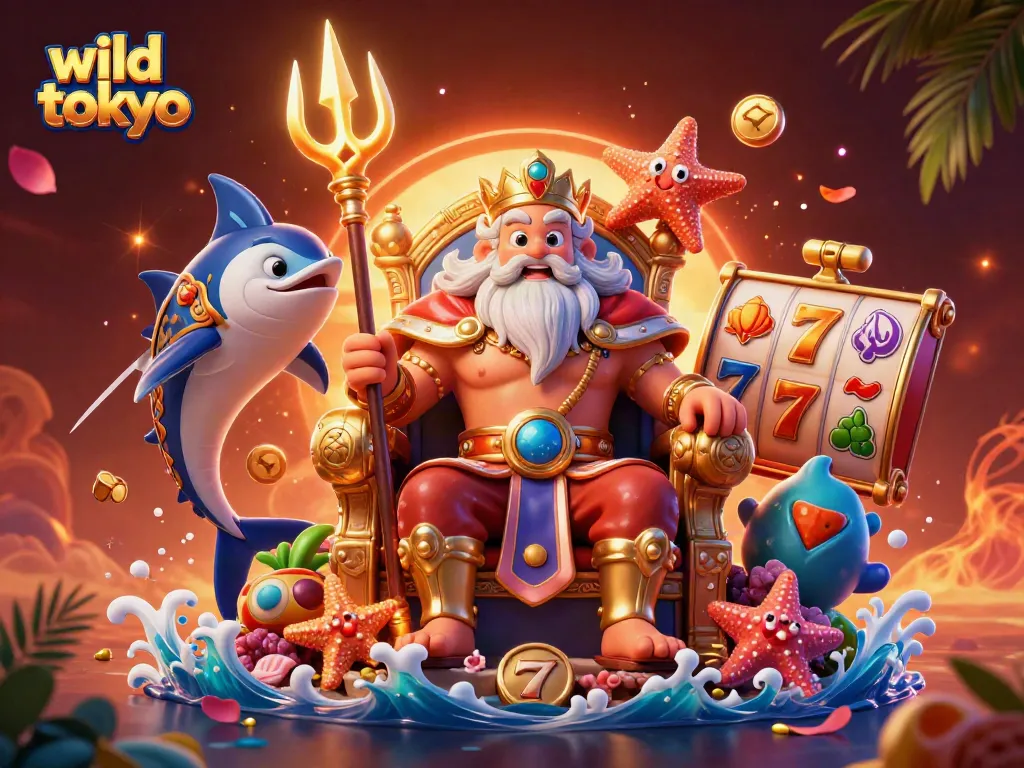 Spin slots and win big at Wild Tokyo Casino featuring vibrant characters and actions!